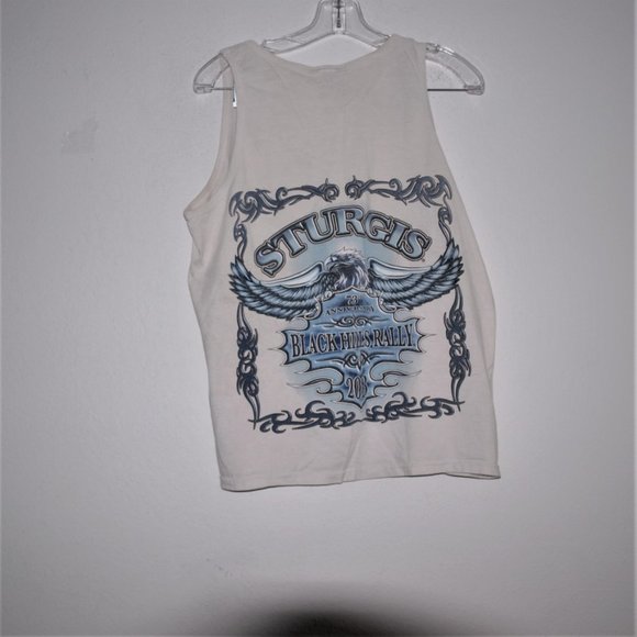 Anvil Sleeveless Sturgis T-Shirt Size M - Picture 2 of 3